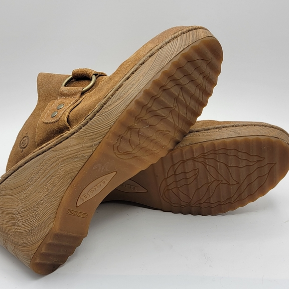 Born Women's Nola Tan Camel Distressed Leather Clogs/Mules Size 10. #1320 - Picture 7 of 10